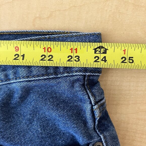 GEORGE Men's Blue Cotton Denim Jeans Size 48x30 Regular Fit Straight Leg NWT - Picture 9 of 12